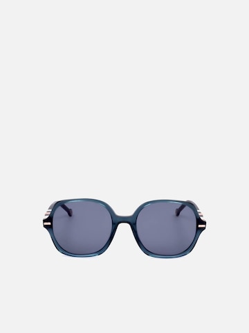 Lunettes de soleil Carolina Herrera en bleu : devant