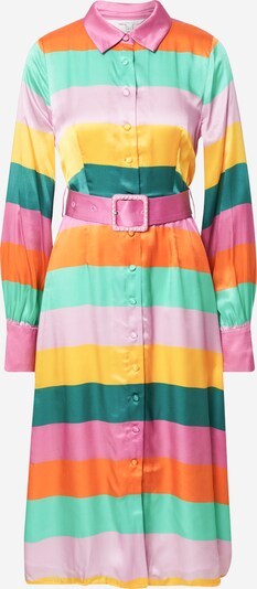 Rochie tip bluză 'MINA' Olivia Rubin pe galben / verde smarald / verde mentă / portocaliu / roz, Vizualizare produs