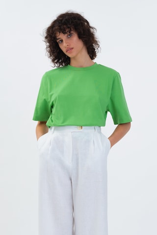 Aligne - Camisa 'Fino' em verde