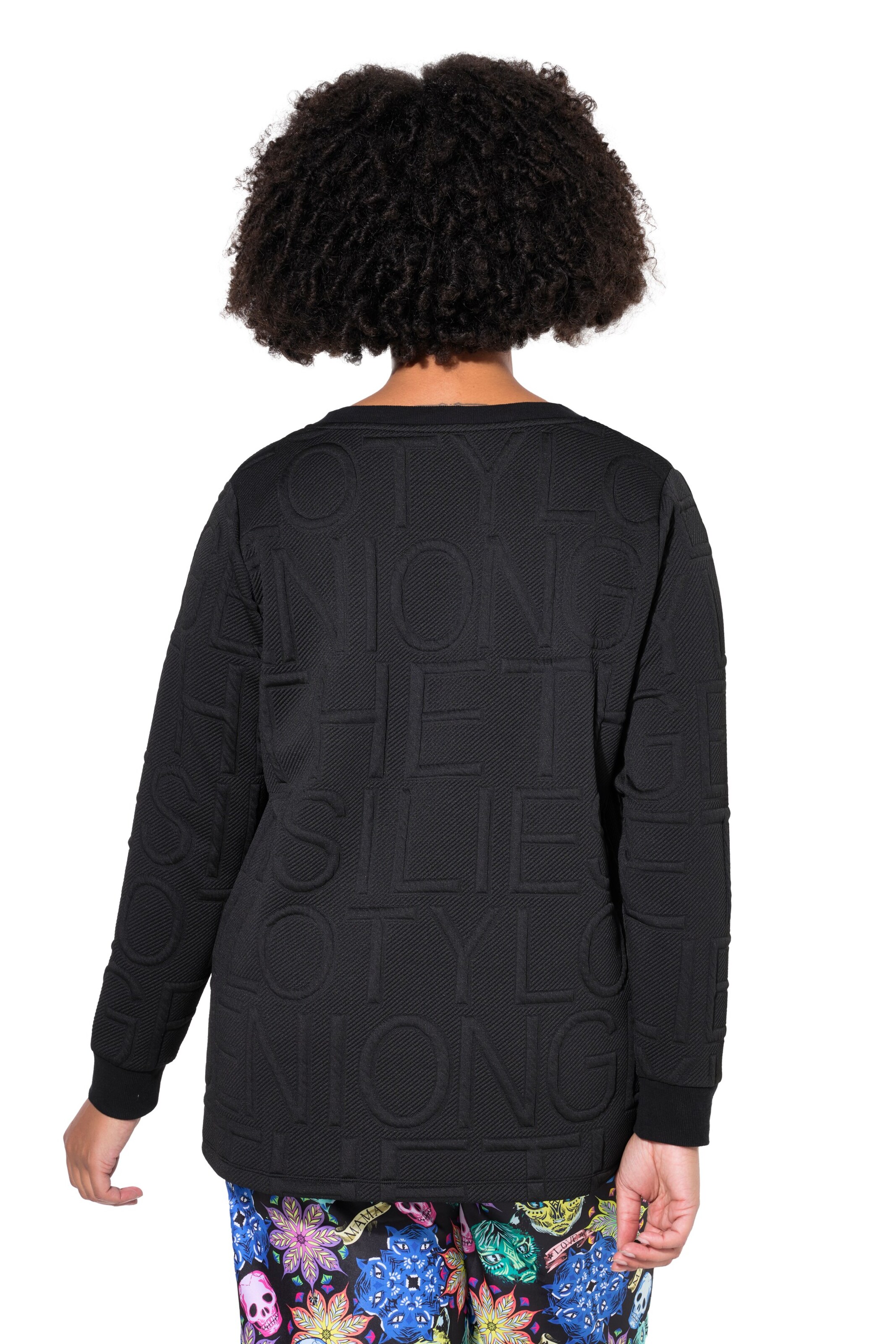 Angel of Style Sweatshirt in Zwart