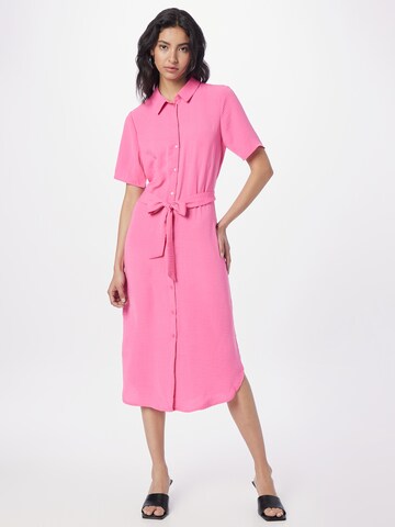 JDY - Vestido camisero en rosa: frente