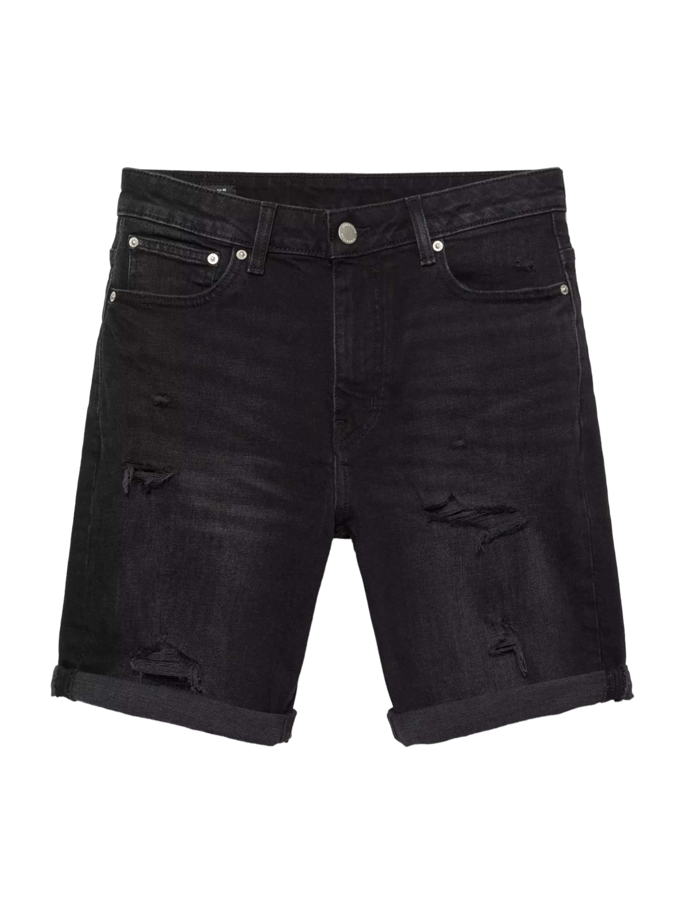 Pull&Bear Shorts in Schwarz: Vorderseite