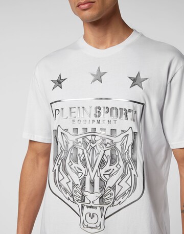 Maglietta 'Tiger' di Plein Sport in bianco