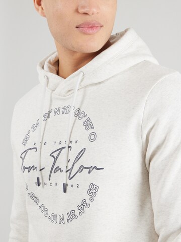 TOM TAILOR Sweatshirt i beige