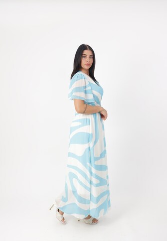 Robe d’été Elara en bleu