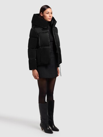 khujo Winter jacket 'Audrey Shiny' in Black