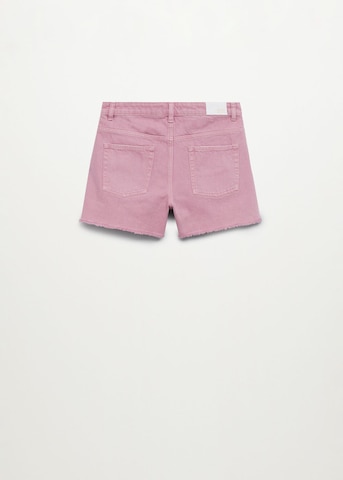 MANGO TEEN Regular Shorts in Pink