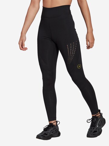 ADIDAS BY STELLA MCCARTNEY - Skinny Calças de desporto 'Truepurpose ' em preto: frente