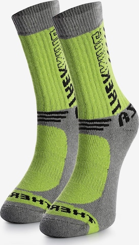 Crea Socks Sportsokken 'PRO-TECH' in Groen: voorkant