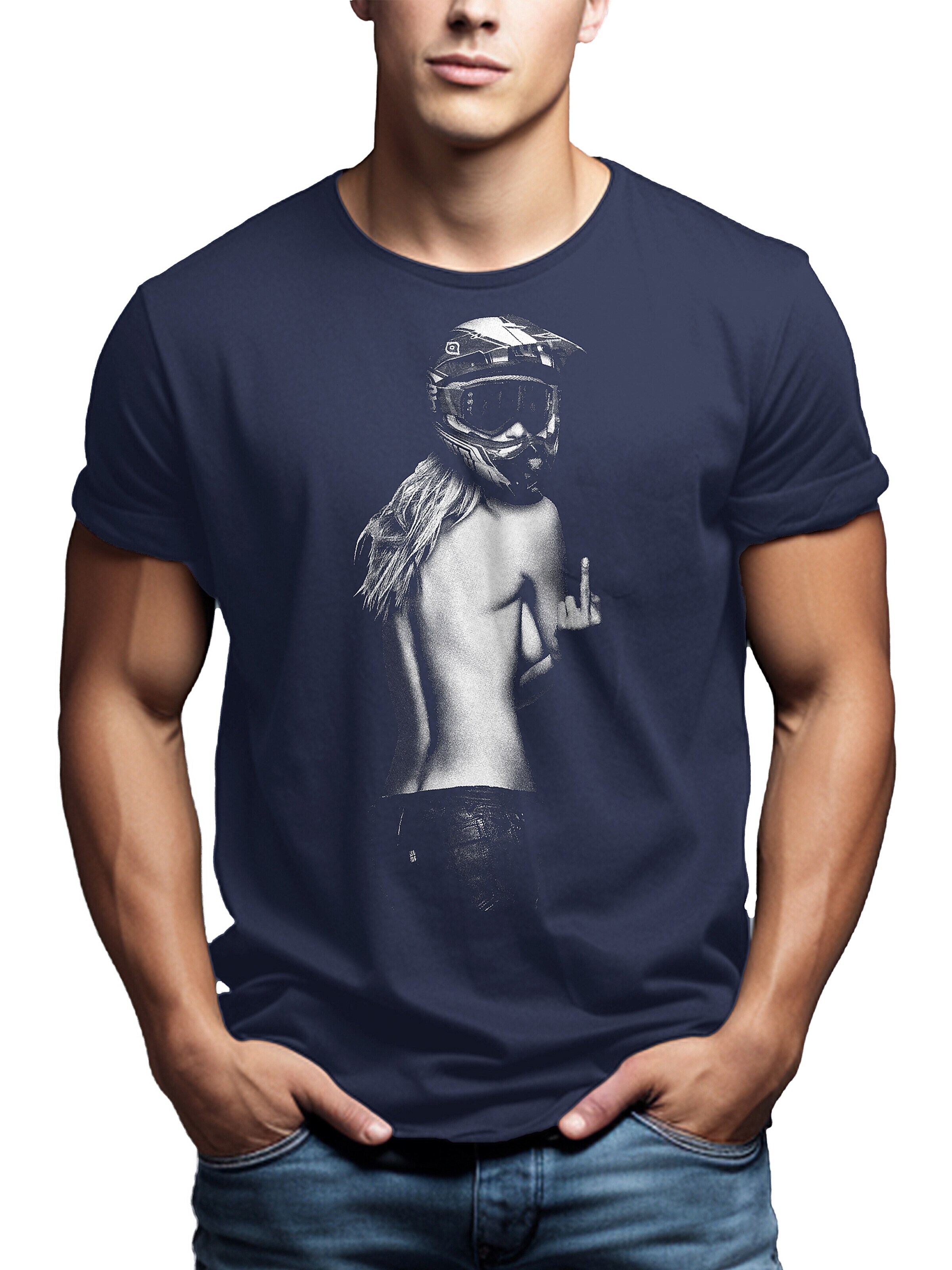 MAKAYA Shirt in Blue: front