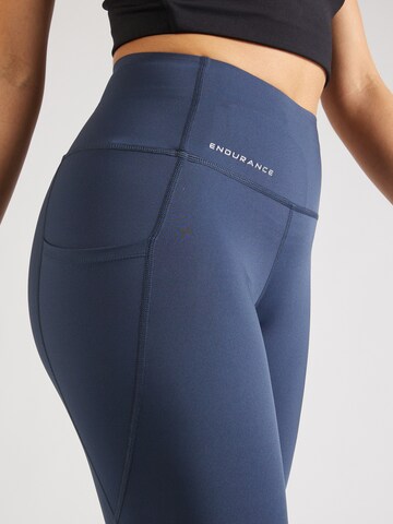 ENDURANCE Regular Workout Pants 'Tathar' in Blue