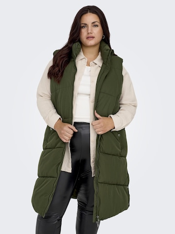 ONLY Carmakoma Vest in Green: front