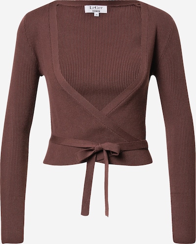 LeGer by Lena Gercke Strickjacke 'Nena' in dunkelbraun, Produktansicht