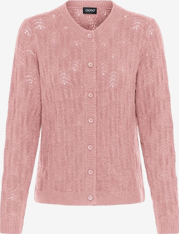 Oxmo Gebreid vest 'Sinva' in Roze: voorkant