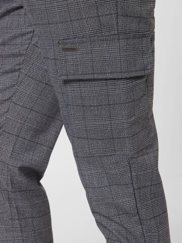 BLEND Regular Cargo Pants in Grey