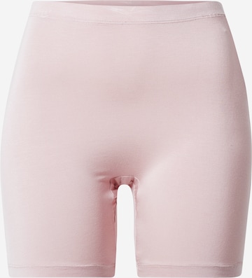 Calvin Klein UnderwearPidžama hlače - bež boja: prednji dio