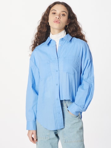 Hailys Blouse 'Kaia' in Blue: front