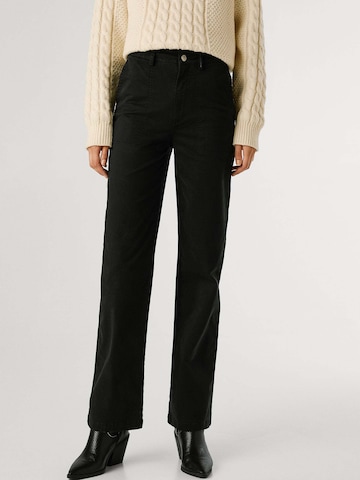 Regular Pantalon ' Tini'' Pepe Jeans en noir : devant