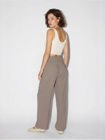 Wide Leg Pantalon 'Hose' Bianco Lucci en gris
