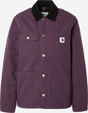Carhartt WIP Between-season jacket 'Irving' in Purple: front