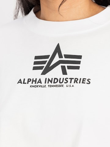 T-shirt ALPHA INDUSTRIES en blanc