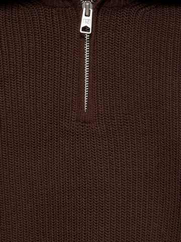 Pull&Bear Пуловер в кафяво
