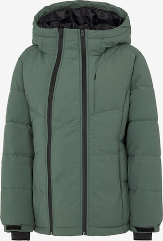 MAMALICIOUS Winter Jacket 'Bella' in Green: front