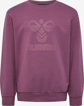 Hummel Sports sweatshirt in Purple: front