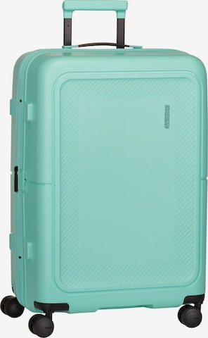 American Tourister Trolley 'Dashpop Spinner 67 EXP' in Grün: Vorderseite