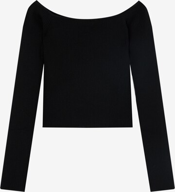 Pull&Bear Pullover in Schwarz: predná strana