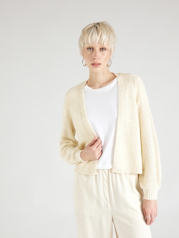 VERO MODA Knit Cardigan 'CHARITY' in Beige: front