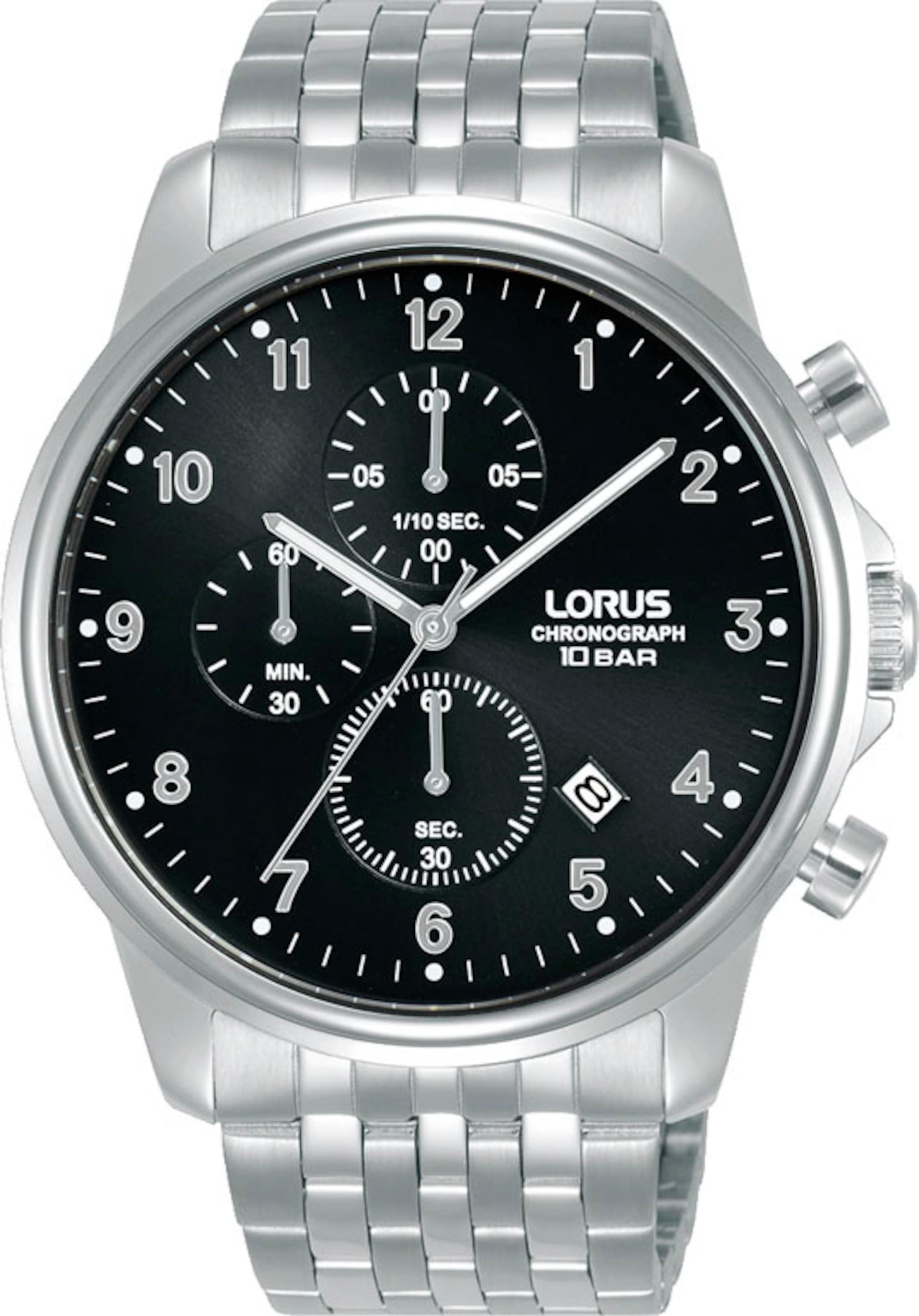 LORUS Analog Watch in Silver: front