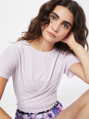 NIKE Functioneel shirt 'One Luxe' in Roze