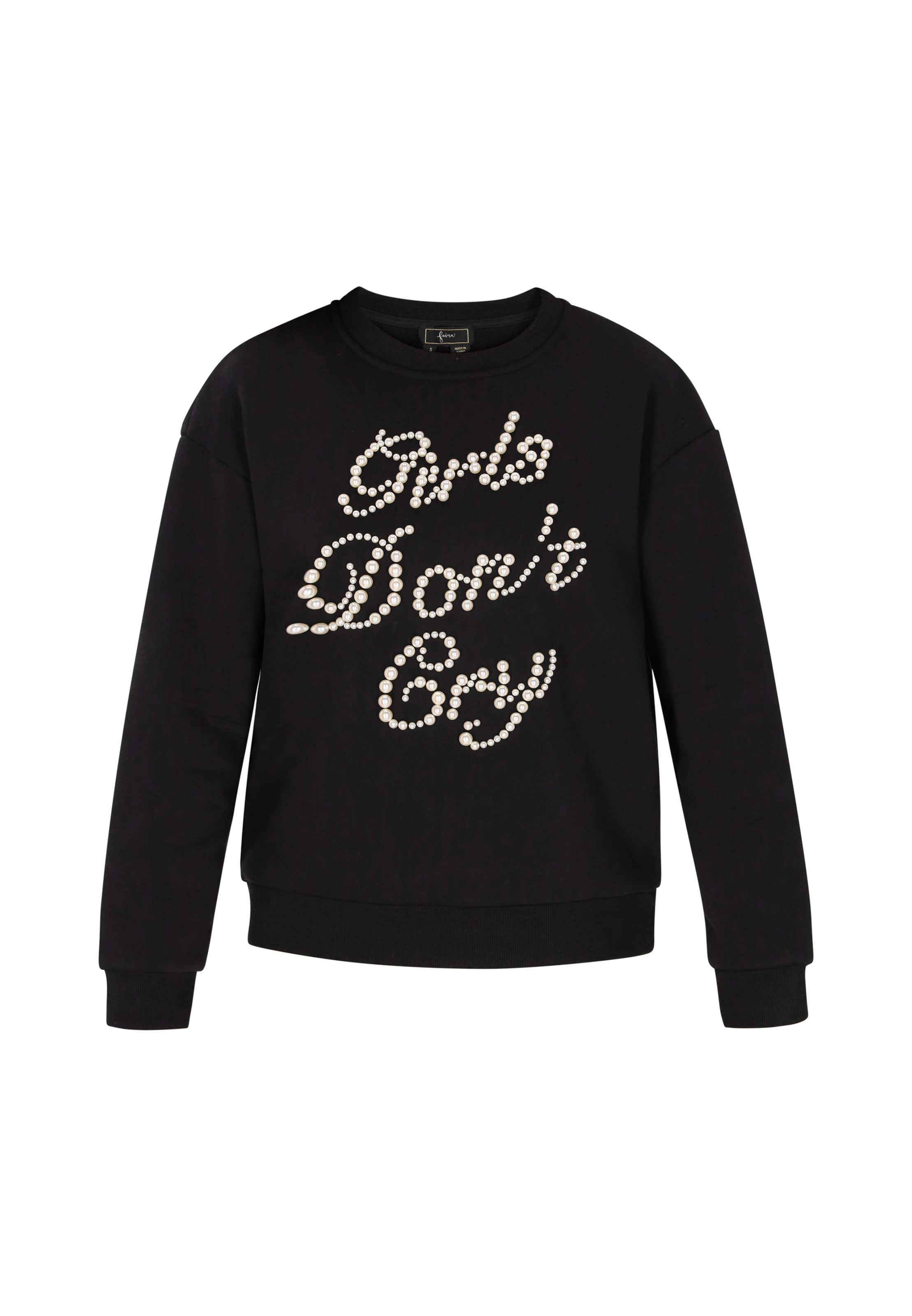 faina - Sweatshirt em preto: frente