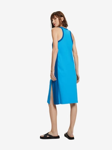 ESPRIT Gebreide jurk in Blauw