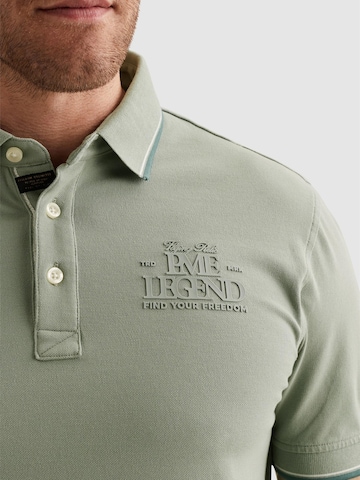 PME Legend - Camiseta 'Polo shirt in piqué with artwork' en verde