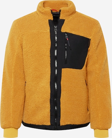 Petrol Industries Fleece Jacket in Beige: front
