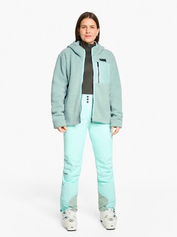 ZIENER Athletic Fleece Jacket 'Juha-Z' in Blue