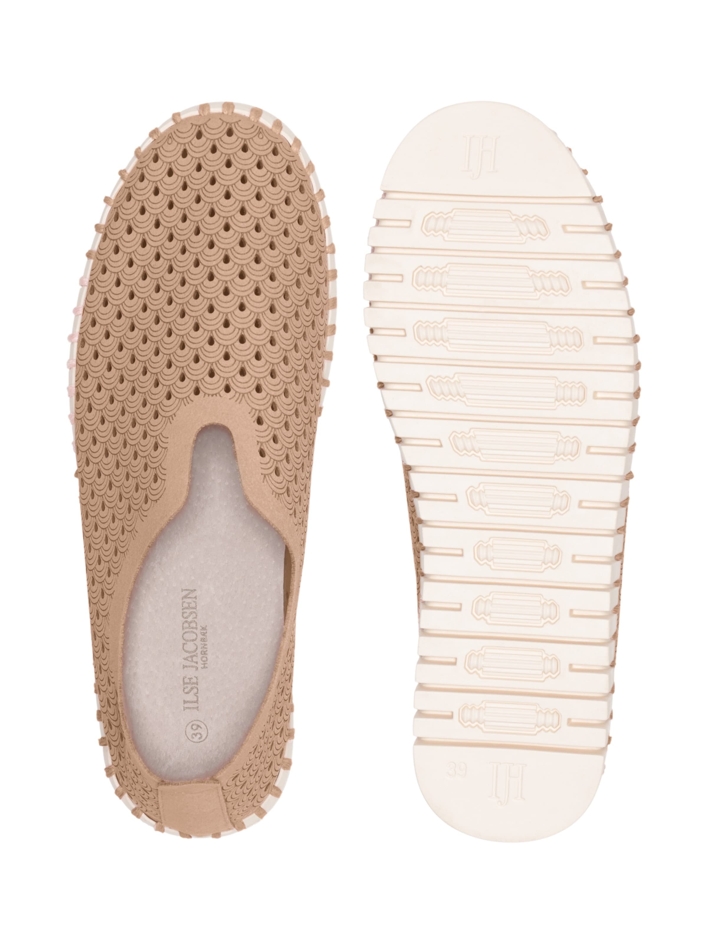 ILSE JACOBSEN Trampki slip on 'Tulip3275' w kolorze beżowy