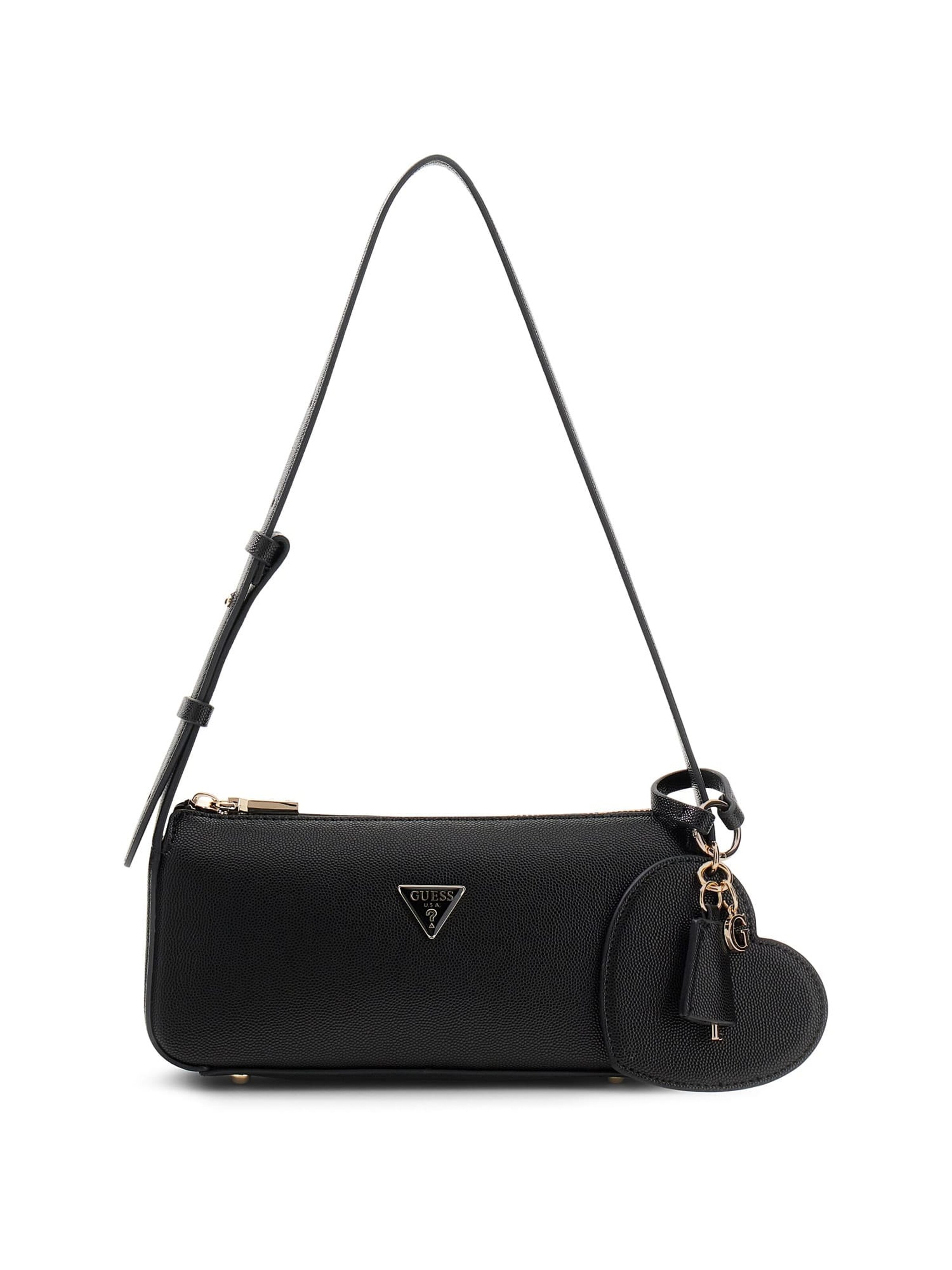 Sac bandoulière 'Isobel' GUESS en noir : devant