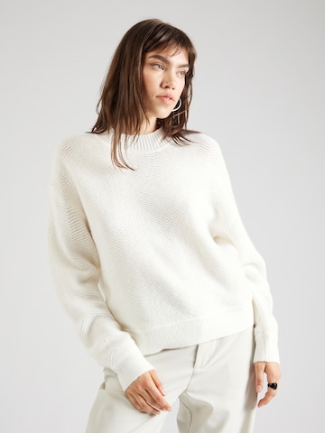 ABOUT YOU Sweater 'Cim' in White: front