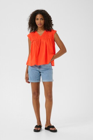 Kaffe - Blusa 'KAThua' em vermelho