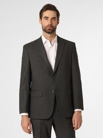 Coupe regular Veste de costume HECHTER PARIS en gris : devant