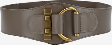 Magicshe Belt 'Breiter Taillengürtel Leder Elastisch' in Grey: front