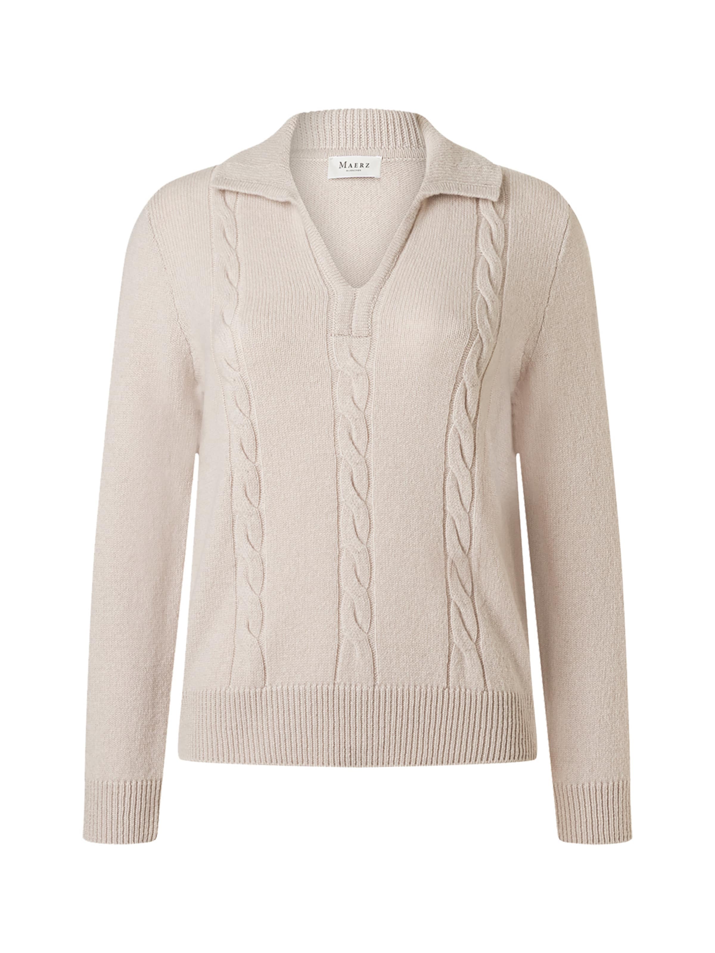 MAERZ Muenchen Sweater in Beige: front