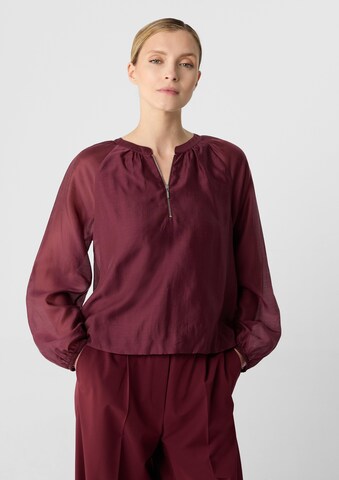 Chemisier comma casual identity en rouge : devant