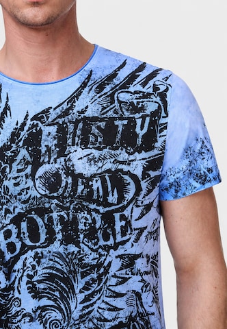 Rusty Neal T-Shirt in Blau