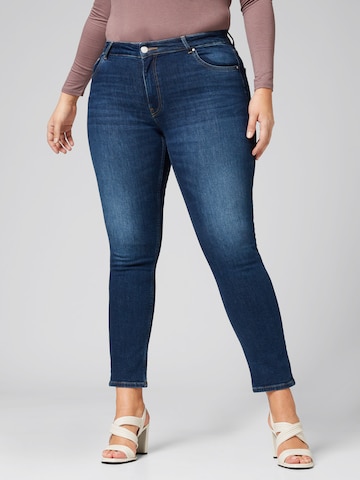 Guido Maria Kretschmer Curvy Skinny Jeans 'Sarah' in Blue: front