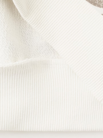 MANGO KIDS Sweatshirt 'ZIPY' in Wit