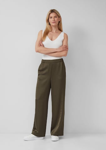 s.Oliver BLACK LABEL Loosefit Broek in Groen